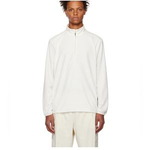 NWT Mens RAINS Fleece Pullover Half Zip Fossil Off White Color Size‎ XL